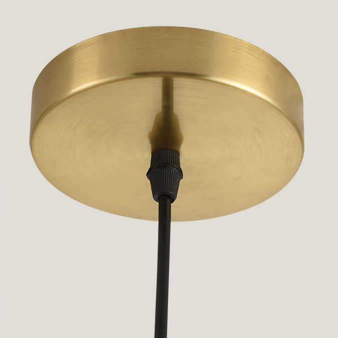 Gouden ronde vorm hanglamp moderne minimalistische ledhanglamp voor woonkamer