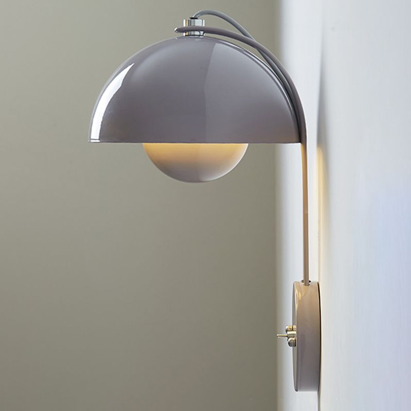 Done Shaded Wall Light Modernism Polish Finish Lighting for Home