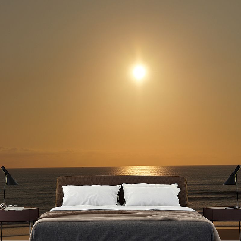 Tropical Beach Style Wall Covering in Soft Color for Bathroom Dining Room