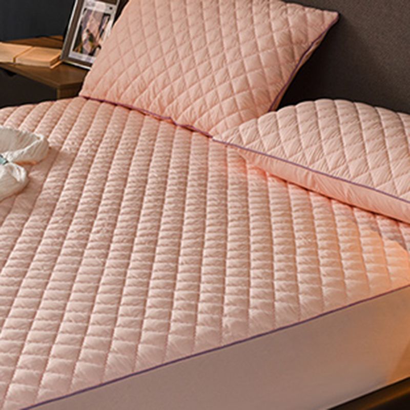 Solid Color Bed Sheet Set Breathable Extra Soft Bed Sheet Set with Waterproof