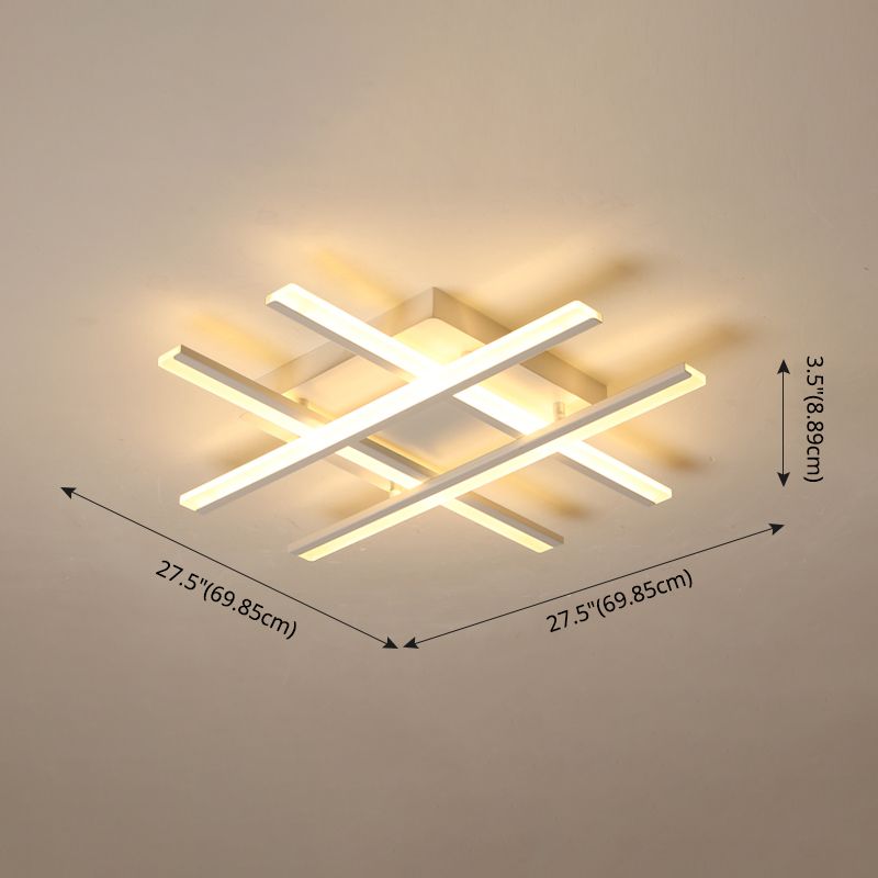 Sputnik LED Flush Mount Ceiling Light New Modern Acrylic Ceiling Mount Light Fixture