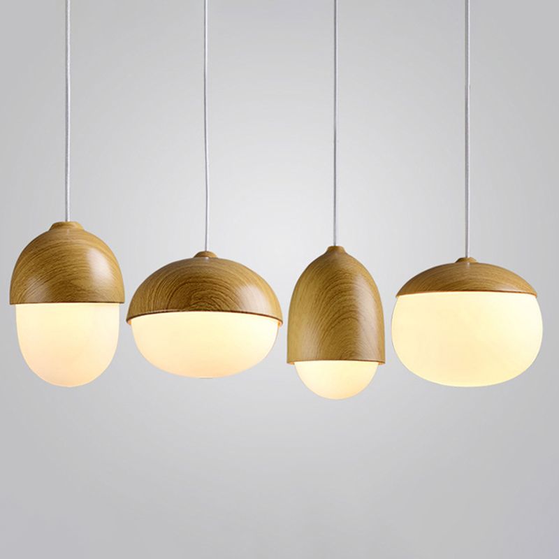 1 leichte hängende Lichter moderne einfache Wasserglasdecke für das Restaurant