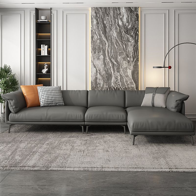 Pillow Arms Cushion Back Contemporary Stain-Resistant Storage Sofa