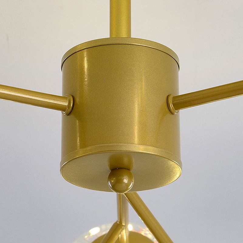 Modern Globe Pendant Chandelier Glass 18 Lights Chandelier for Living Room