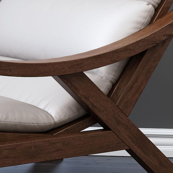 Mid Century Modern Rocking Chair Single Sofa Rocking Chair with Ottoman