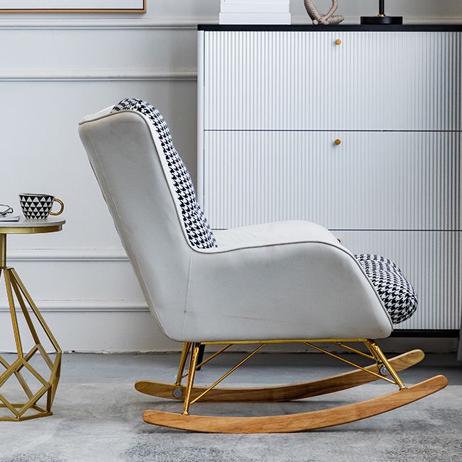 Living Room Light Luxury Lazy Sofa Chair Leisure Chaise Home Rocking Chair