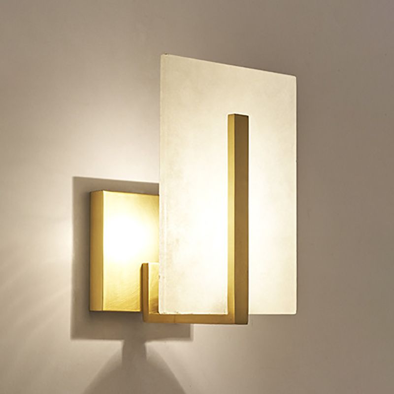 Minimalist Wall Sconce Lighting Marble Wall Lighting Fixtures for Living Room