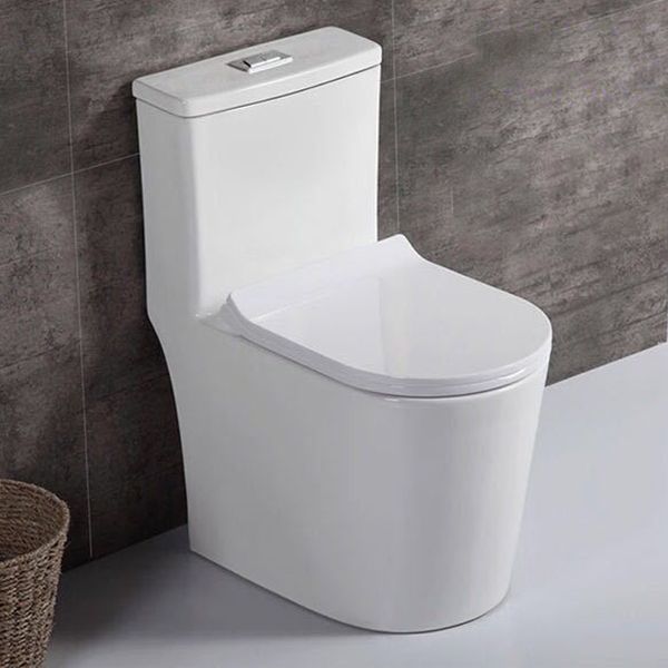 Modern All-In-One Toilet Bowl Floor Mounted Siphon Jet ABS Urine Toilet