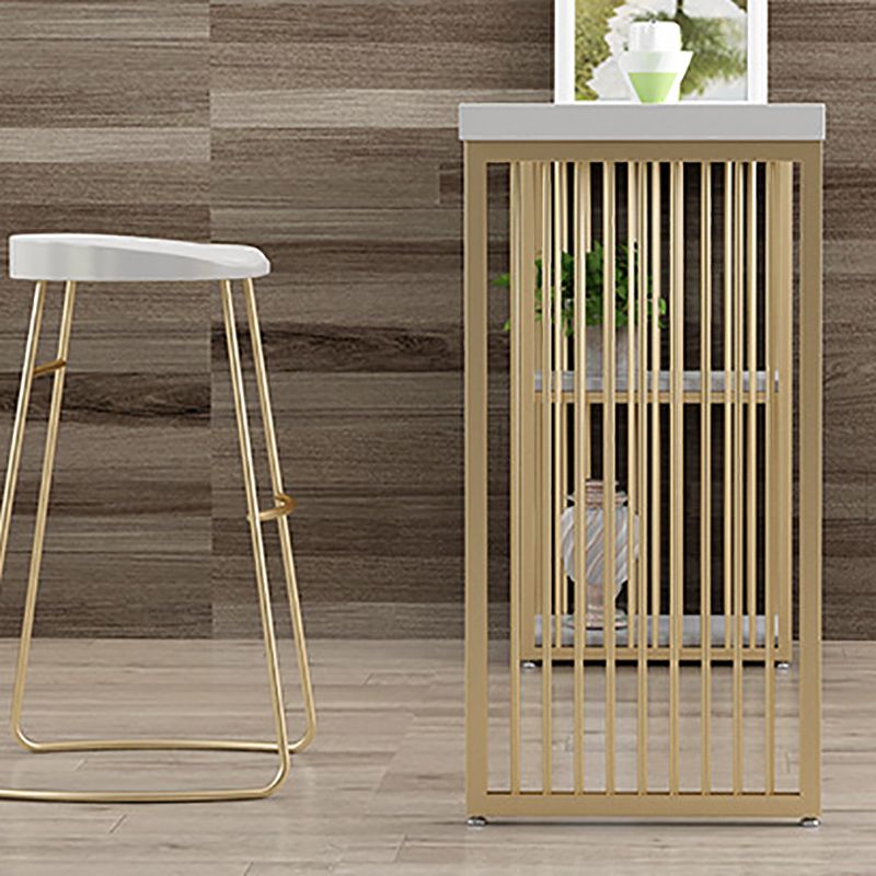 Solid Wood Bar Stool and Table Set 1/2/3 Pieces Rectangular Rectangular