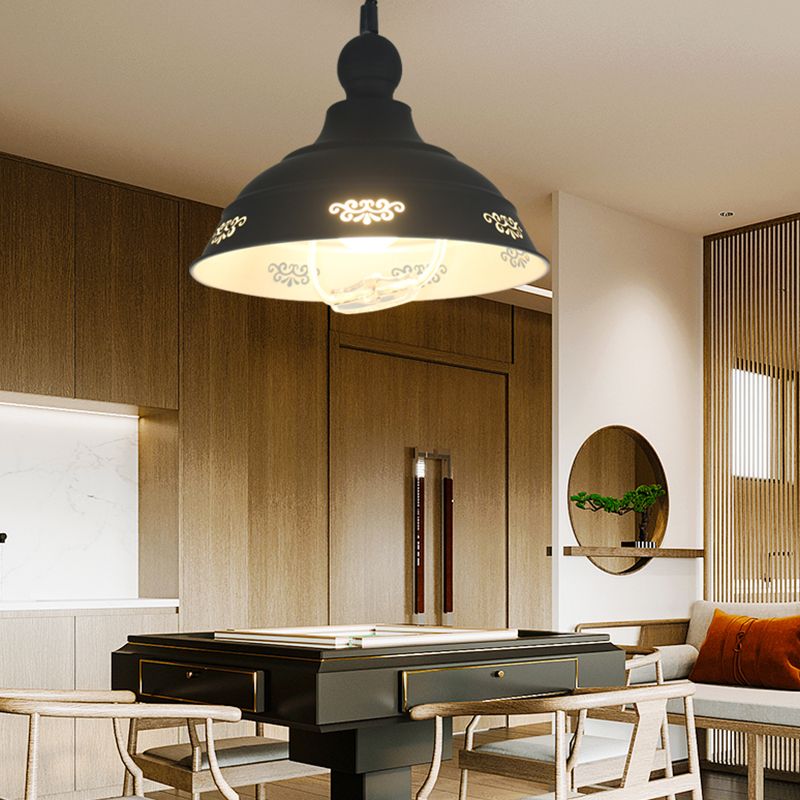 Illuminazione a sospensione in alluminio industriale 1 sala da pranzo lampada sospesa telescopica