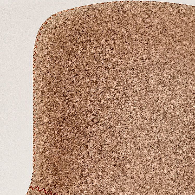 Silla de comedor de estilo moderno, silla auxiliar sin brazos con patas de metal para cocina (juego de 2)