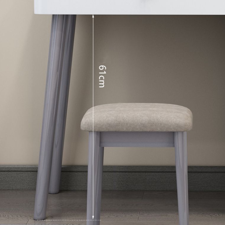 Solid Wood Makeup Vanity Desk Modern Makeup Vanity Desk Table with 4 Drawers