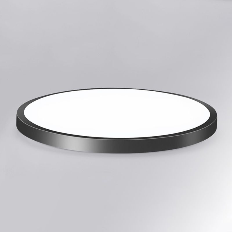 Plafonnier LED de forme ronde en fer moderne, 1 lumière, encastré, pour balcon, chambre à coucher