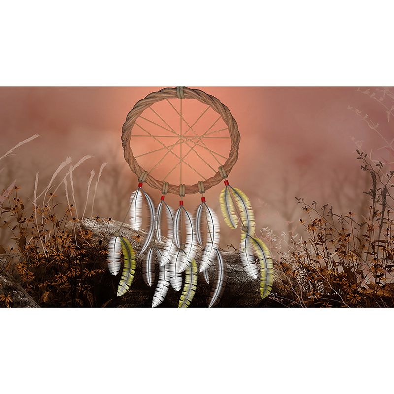 Modern Style Wall Mural Wallpaper Dream Catcher Sitting Room Wall Mural