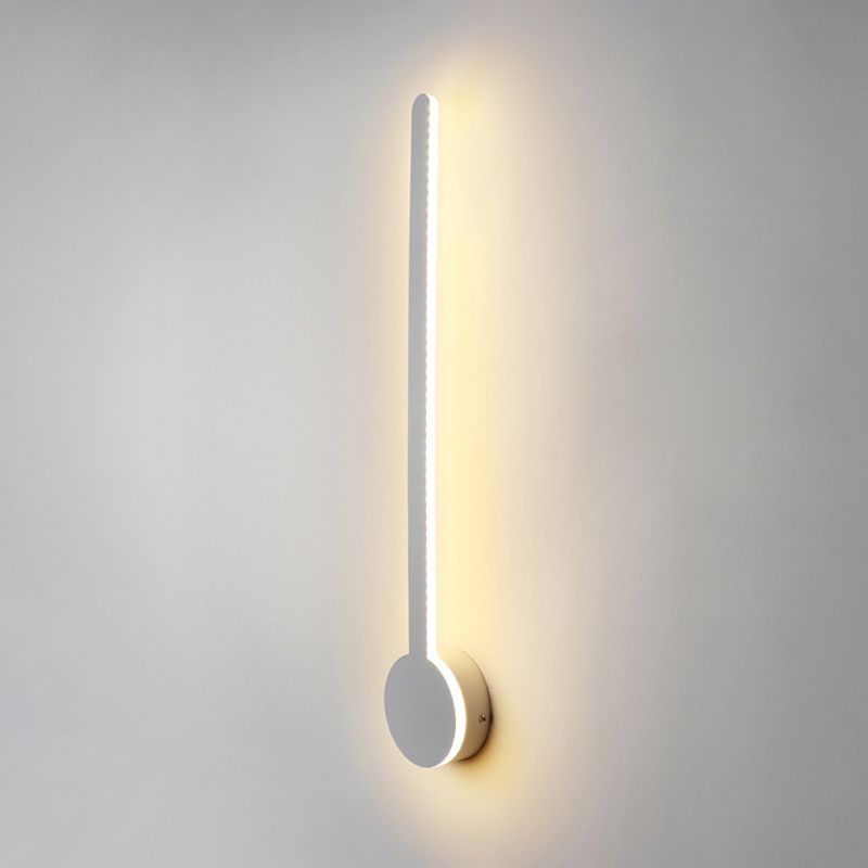 LED Pendulum Shape Wall Lamp Line Light Modern Style Metal Aluminum Wall Sconce