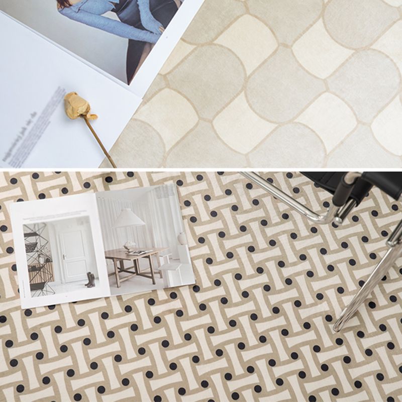 Meerkleurig casual binnentapijt, polyester splitsend printtapijt, antislip binnentapijt voor woondecoratie