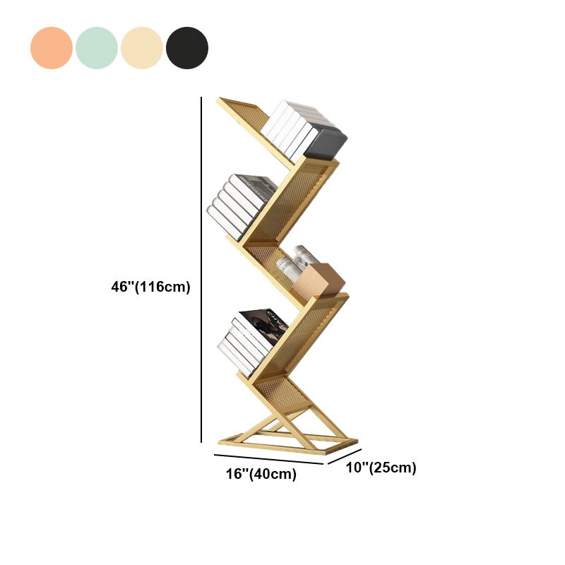 Libreria chiusa in metallo in stile scandinavo per l'home office