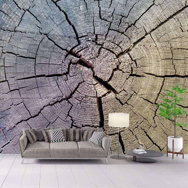 Wood Texture Environment Friendly Mural Industrial Style Mural for Room