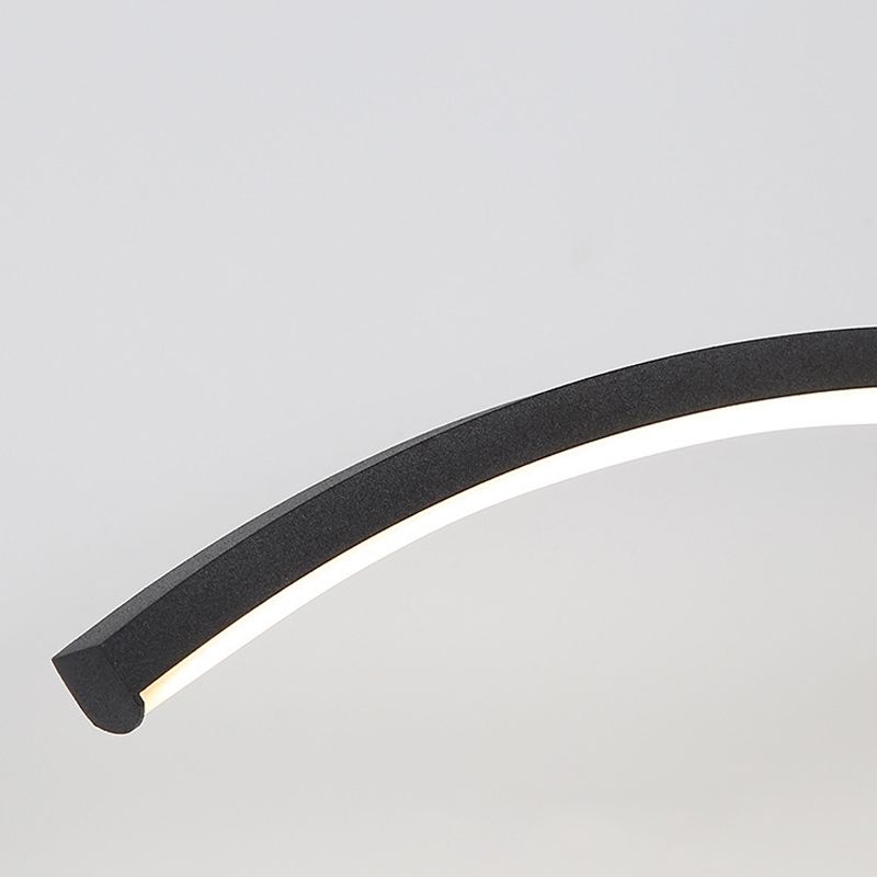 Linear Shape Metal Wall Sconce Modern Style 1 Light Mirror Wall Lighting Fixtures