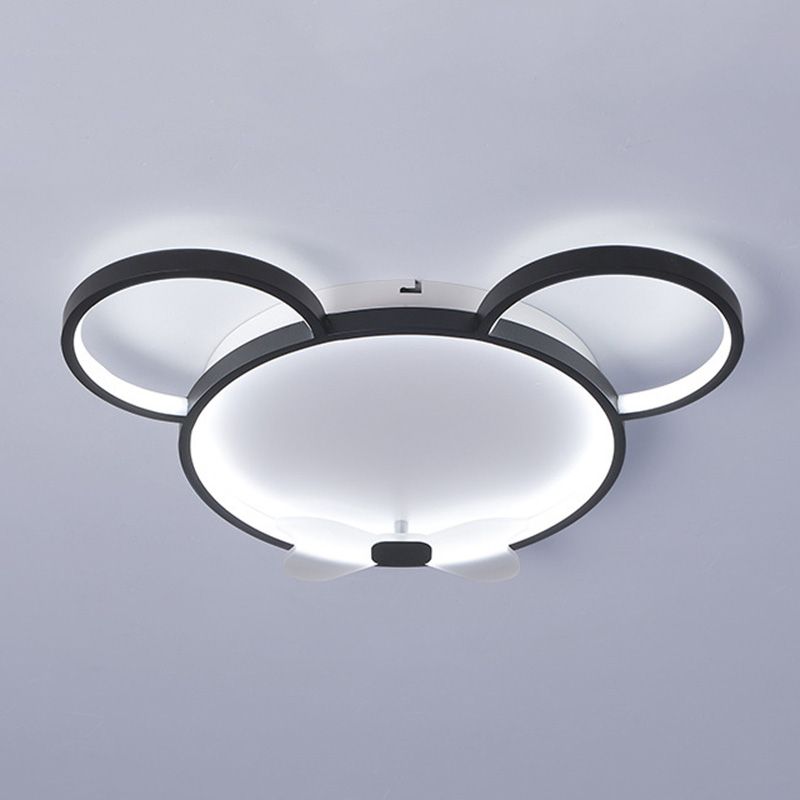 Mouse Flush Mount Ceiling Light Kids Acrylic Ceiling Flush Mount for Children Bedroom