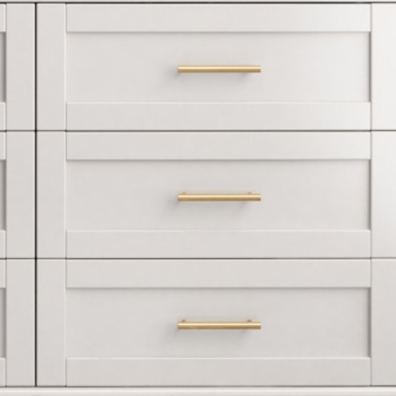 17.55-inch Width Solid Wood Storage Chest Classic Glam Storage Chest Dresser