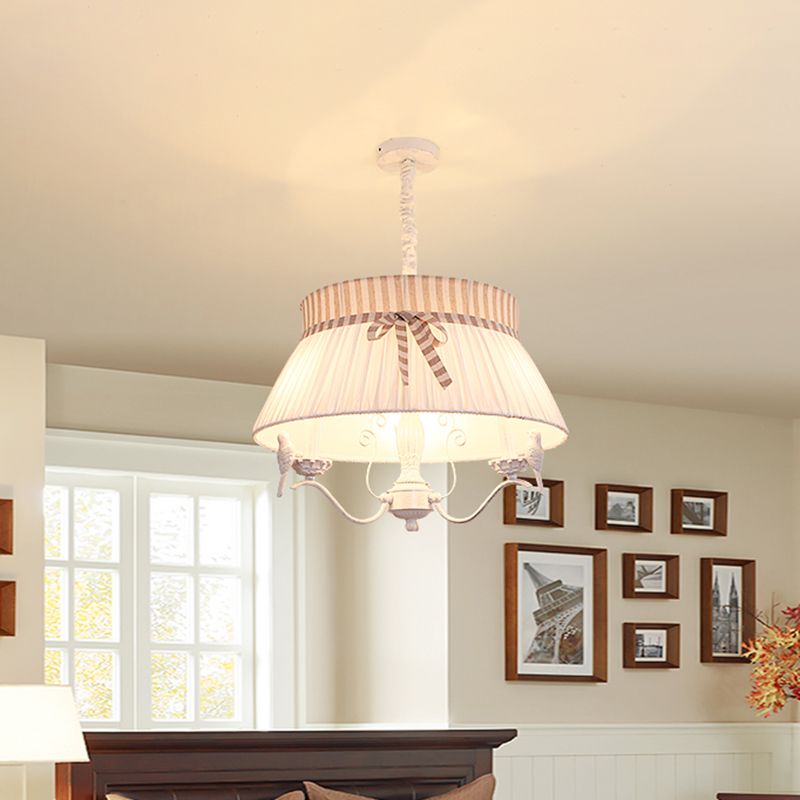 LAMPE DE CHANDELER MODERNE 3 LILLES AVEC TABLE