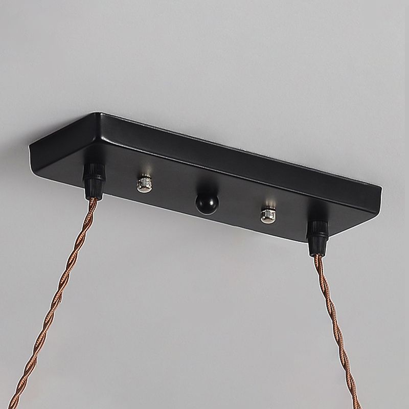 Bowl Island Lighting Fixtures Industrial Metal Pendant Lighting for Restaurant