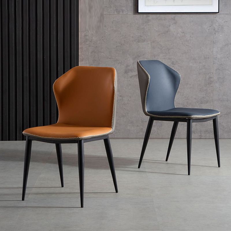 Silla industrial del lado del Wingback de la silla de la cocina del comedor del metal