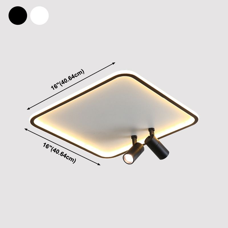 Luminaire de plafond géométrique Style nordique en métal LED luminaire de montage au plafond