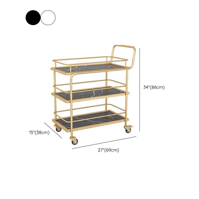 Rolling Kitchen Trolley Manufactured Wood Modern Kitchen Trolley