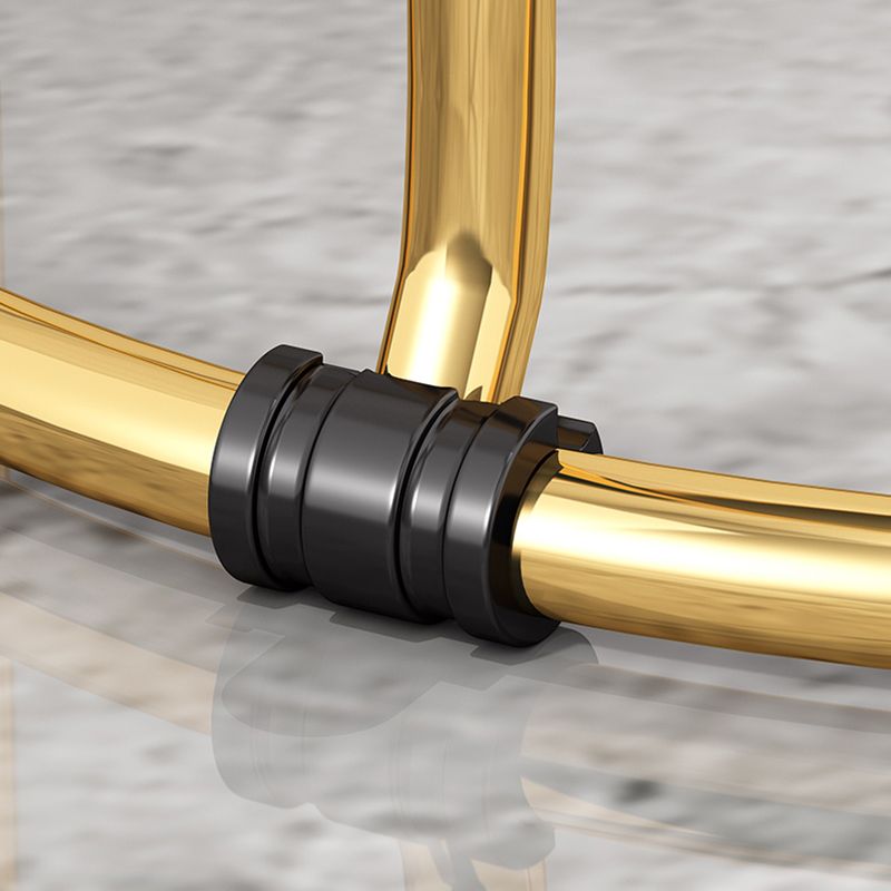 Indoor Round Ottoman Glam Standard Stain Resistant Velvet Ottoman