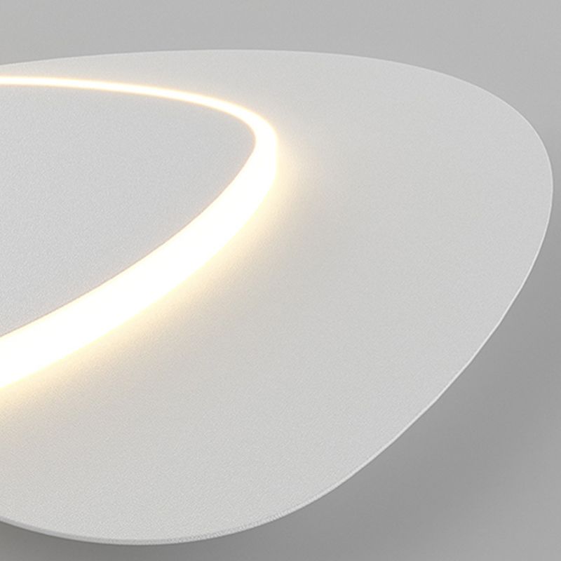 1-Light Wall Mount Light Modern Style LED Wall Sconce Light with Acrylic Shade for Bedroom