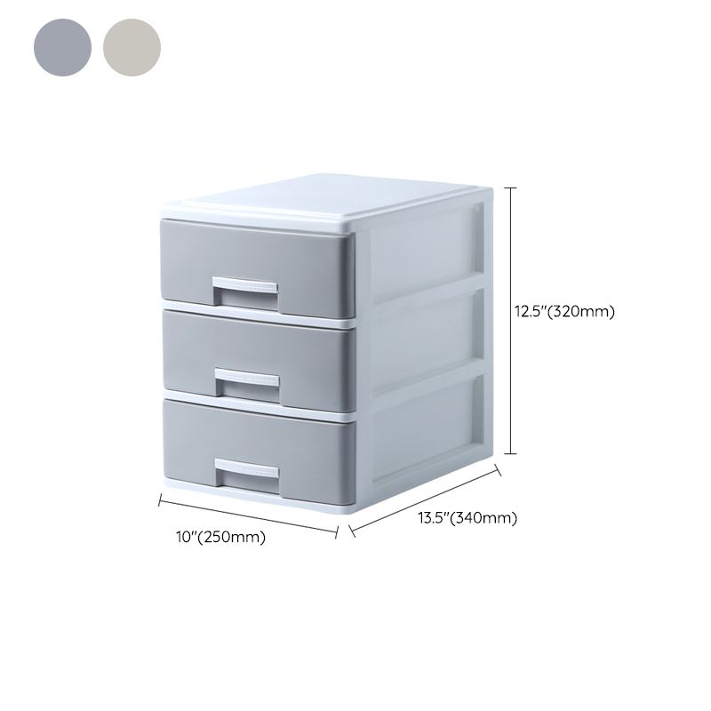 Drawers Filing Cabinet Plastic Vertical File Cabinet for Home and Office