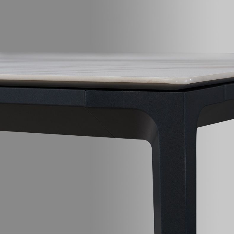 Minimalist 1/4/5 Pieces Sintered Stone Dining Table Set Rectangle Dining Room Set