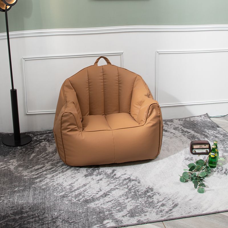 Sofá de almohada de almohada de cuero de piel sintética contemporánea Sofá de almohada cosida para apartamento para apartamento