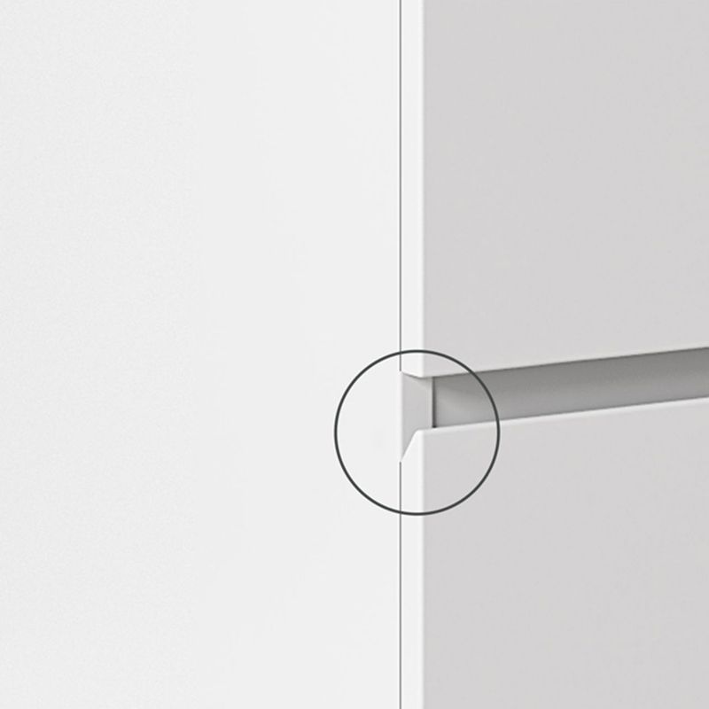 Contemporary Chest Wood Vertical Chest with Drawers for Home/Office