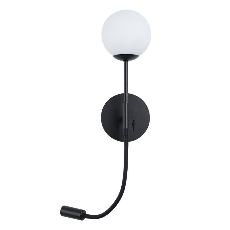 Sphere Shape Glass Sconce Light Modern Style Wall Sconce Light for Living Room