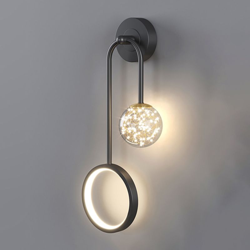 Geometry Shape Metal Wall Lighting Ideas Modern Style Wall Light Fixtures