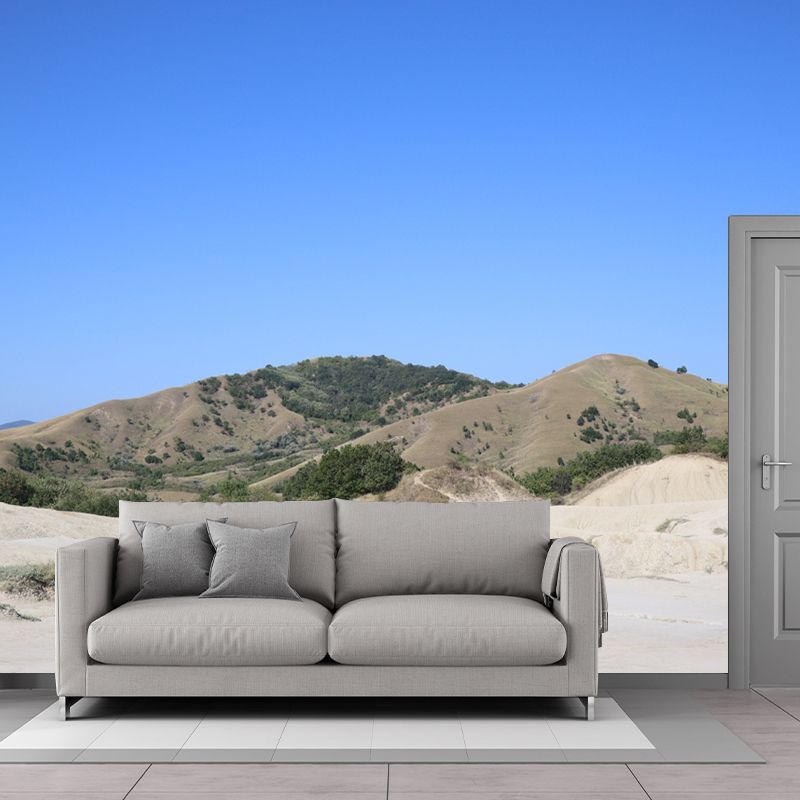 Dry Desert Wall Mural for Living Room Moisture Resistant Wall Decor, Personalized Size