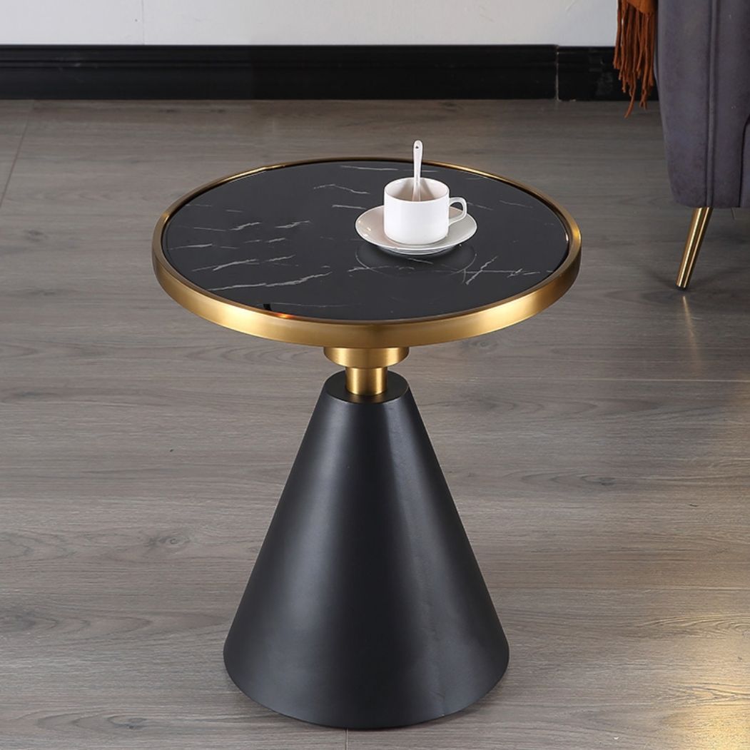 Black Dining Set for Home 1/3/4 Pieces Modern Round Table Set