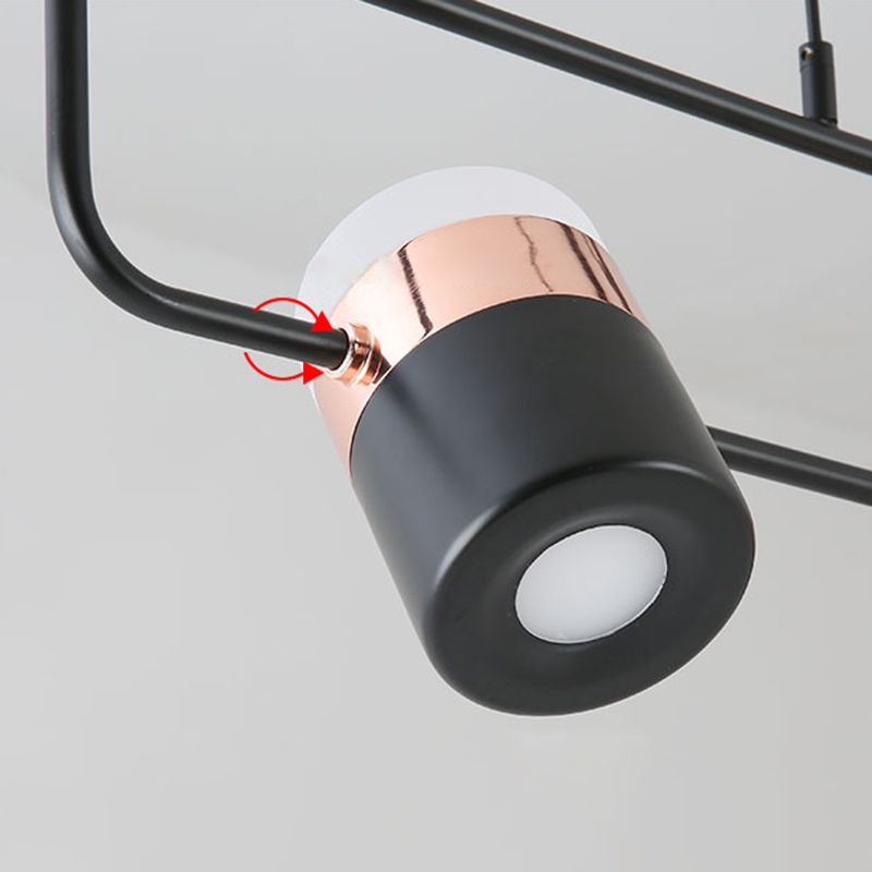 Modern Style Cylinder Pendant Lights Metal Hanging Pendant Lights