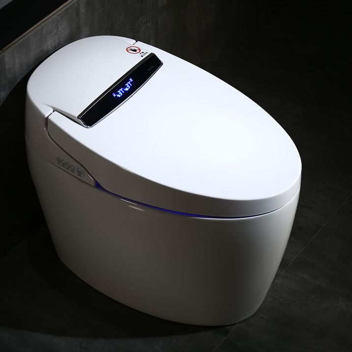 Modern 1-Piece Bidet Toilet Floor Mounted Toilet Bowl for Washroom