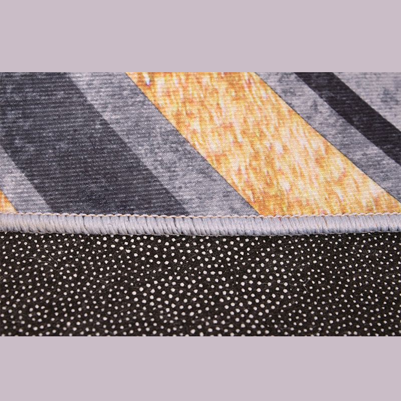 Marble Print Indoor Rug Polyester Modern Rug Stain Resistant Carpet for Living Room