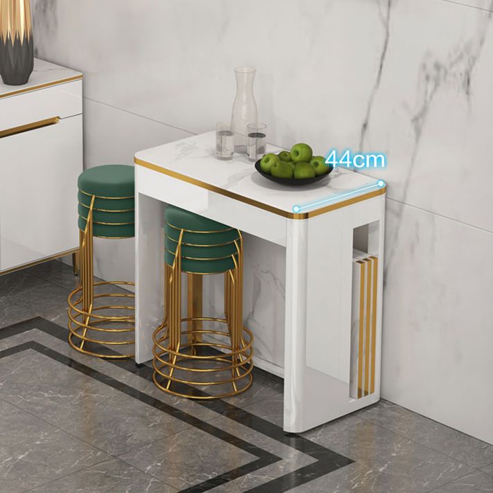 Tavolo da pranzo pieghevole 31.49''W per il rettangolo moderno medievale di ristorante con 5 gambe