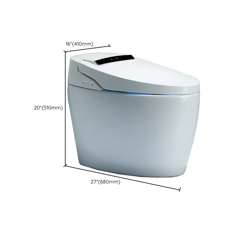 Floor Mounted Porcelain Toilet One Piece Toilet Modern Urine Toilet