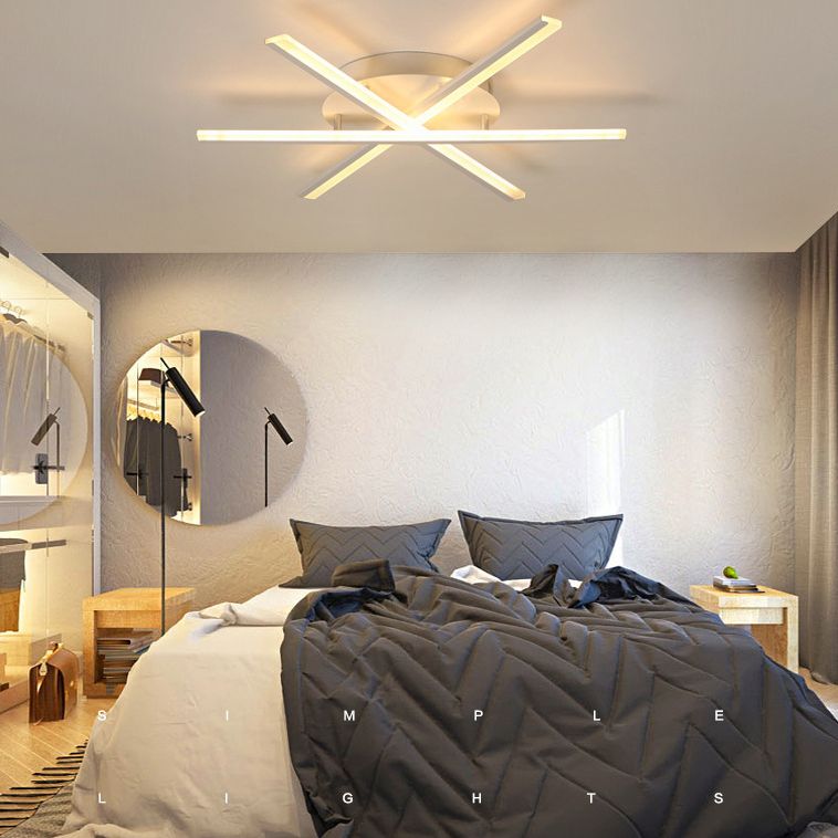 Éclairage de montage semi-affinier en forme de ventilateur