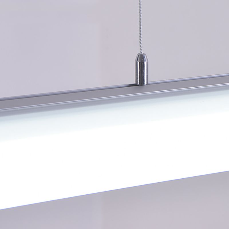 Aluminio Island Lightsides de lámpara de colgante de restaurante LED de cilindro de 1 cilindro de 1 luces