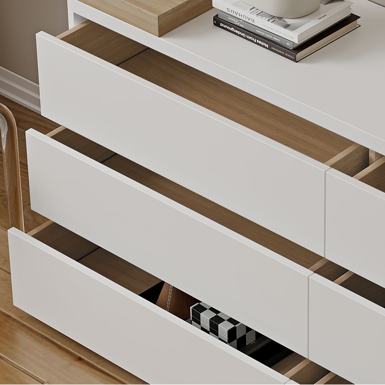15.74" Wide Make-up Vanity White Makeup Vanity Desk Table with 6 Drawers