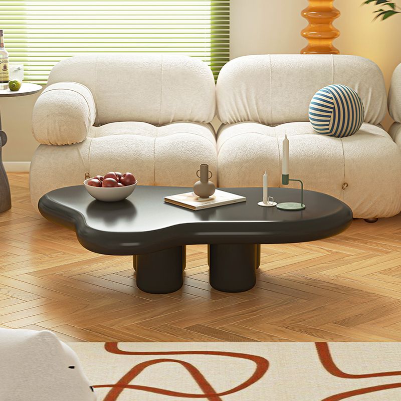 Contemporary Coffee Table 3 Legs Wooden Coffee Cocktail Table