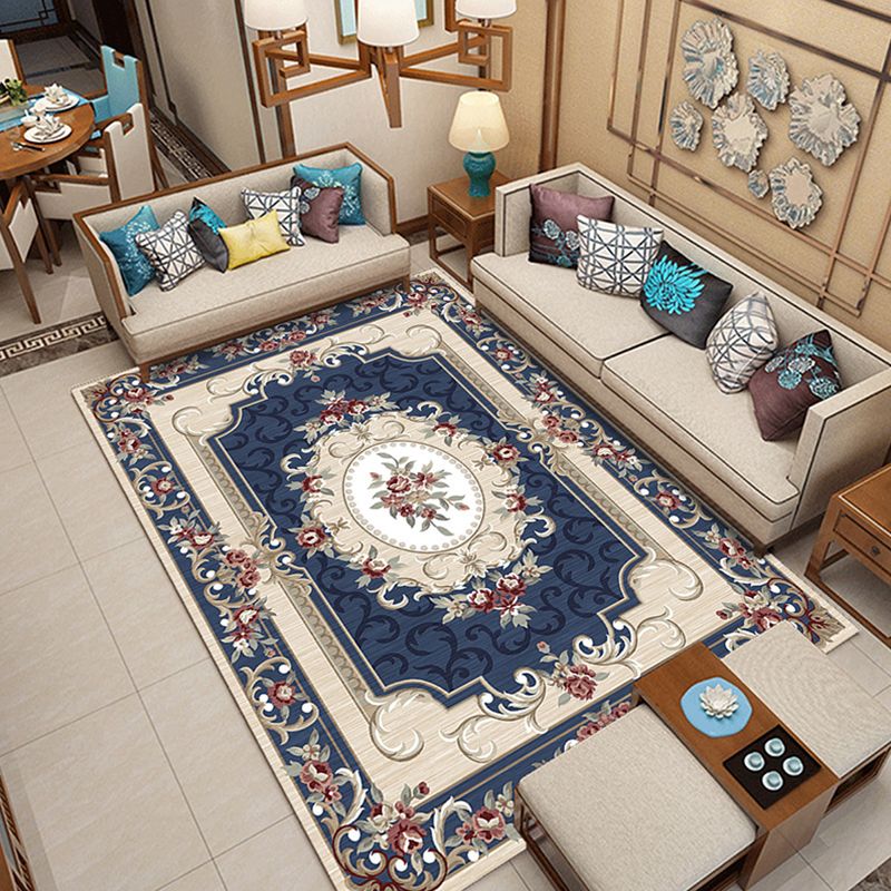 NOSTALGIA RUG FLORAL ESTRADA SINTÉTICAS Multi coloreadas alfombra antideslizante